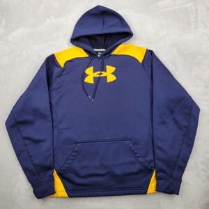 Under Armour Hoodie Men Medium Sweater Sweatshirt Gym Athletic Performance Adult
